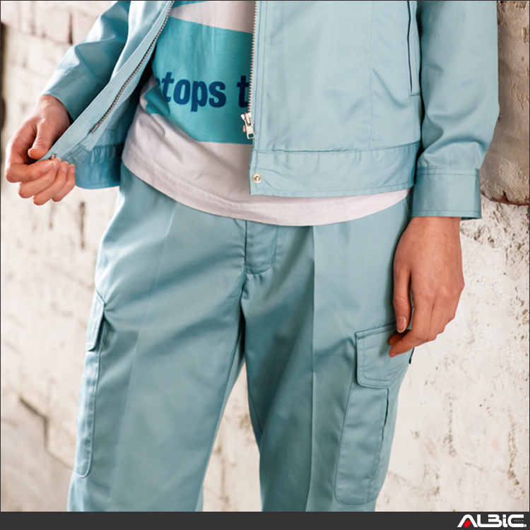 抗菌防臭加工レディスラットズボン【1499-XEB】 商品写真