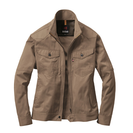 帯電防止長袖ジャケット【1511-BAT】 24.キャメル