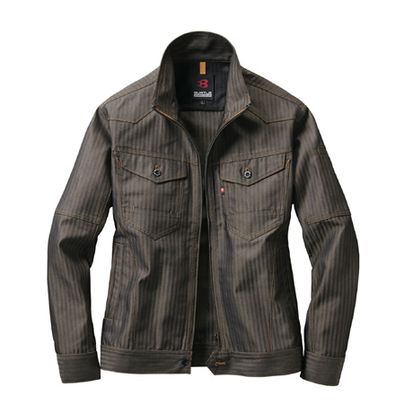 帯電防止長袖ジャケット【1511-BAT】 85.ブラウン