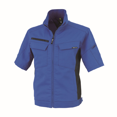 帯電防止半袖ブルゾン【1511-XEB】 46.ロイヤルブルー