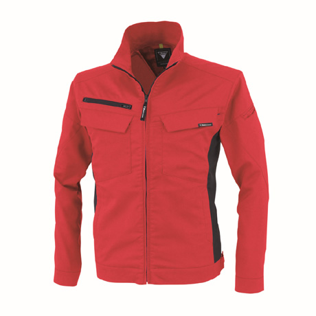 帯電防止長袖ブルゾン【1514-XEB】 71.レッド