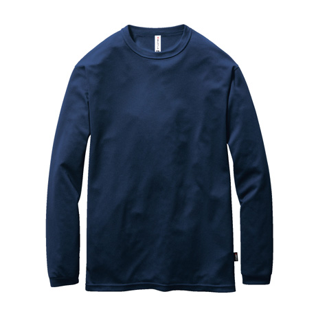 ロングスリーブTシャツ【155-BAT】 3.ネイビー