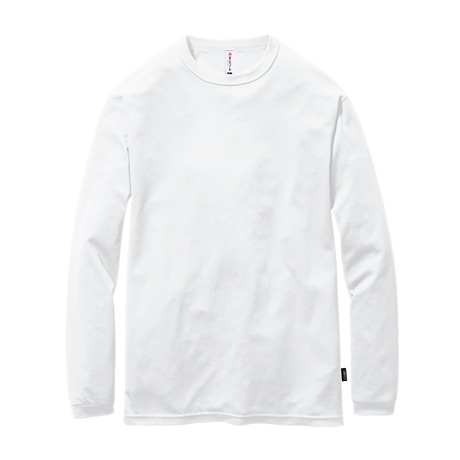ロングスリーブTシャツ【155-BAT】 29.ホワイト