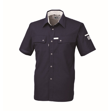 吸汗速乾半袖シャツ【1552-XEB】 19.ディープネイビー