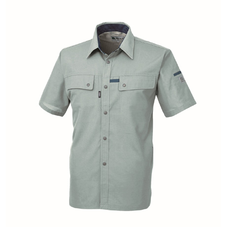 吸汗速乾半袖シャツ【1552-XEB】 605.ミストグリーン