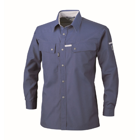 吸汗速乾長袖シャツ【1553-XEB】 10.コン