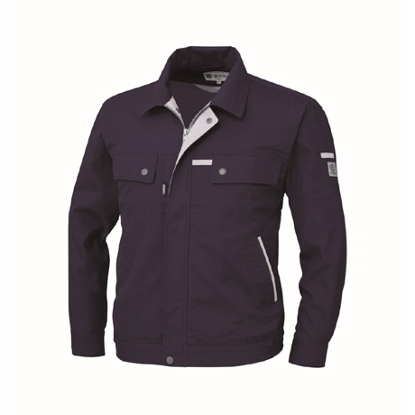 吸汗速乾長袖ブルゾン【1554-XEB】 19.ディープネイビー