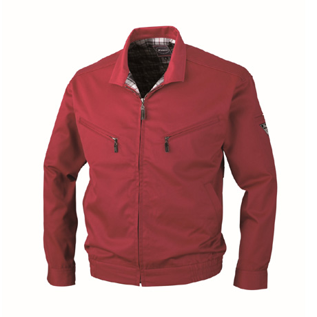 帯電防止長袖ブルゾン【1610-XEB】 71.レッド