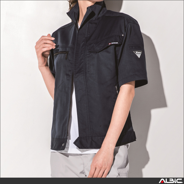 立体裁断半袖ブルゾン【1631-XEB】 商品写真