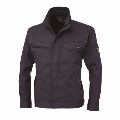 立体裁断長袖ブルゾン【1634-XEB】 19.ディープネイビー