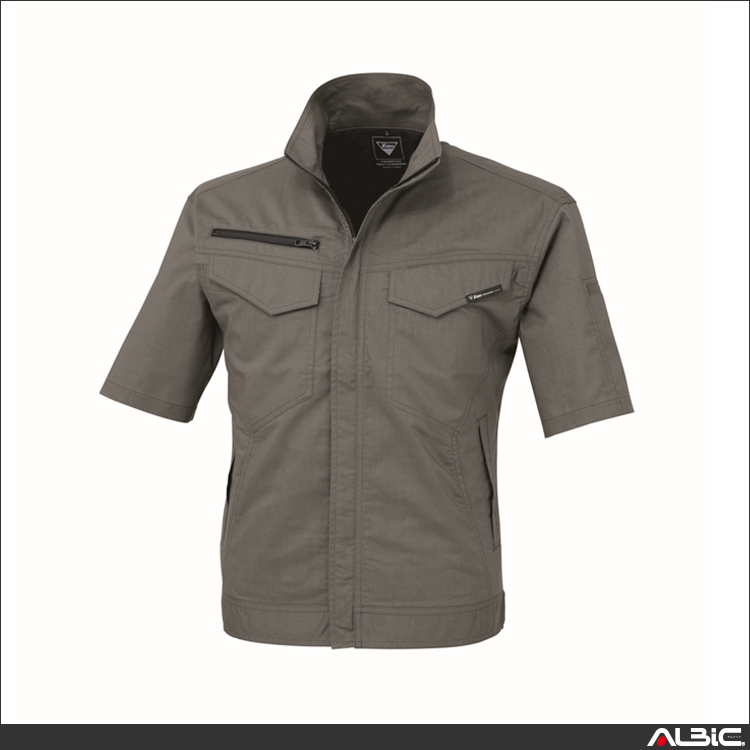 清涼素材半袖ブルゾン【1691-XEB】 商品写真