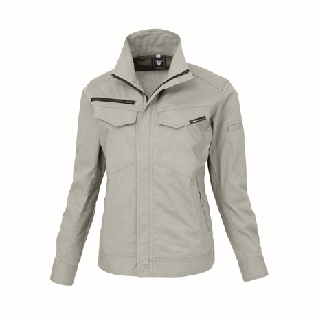 帯電防止レディス長袖ブルゾン【1698-XEB】 61.モスグリーン