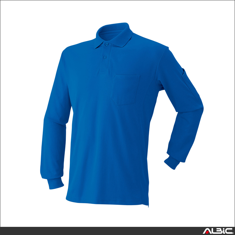 吸汗速乾長袖ポロシャツ【170015-ATK】 商品写真