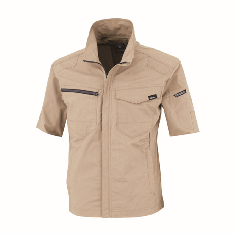 帯電防止半袖ブルゾン【1711-XEB】 39.サンドベージュ