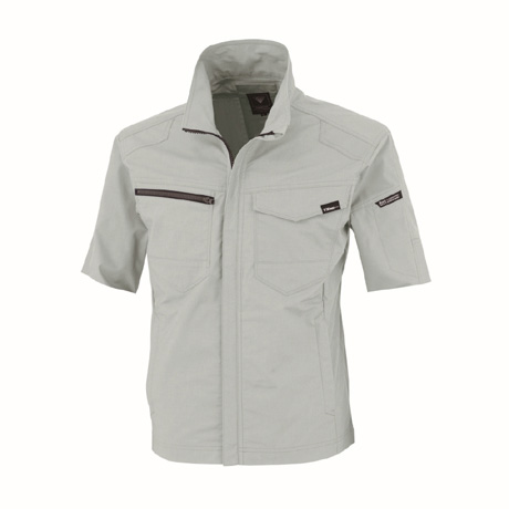 帯電防止半袖ブルゾン【1711-XEB】 61.モスグリーン