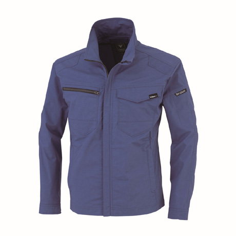 帯電防止長袖ブルゾン【1714-XEB】 40.ブルー