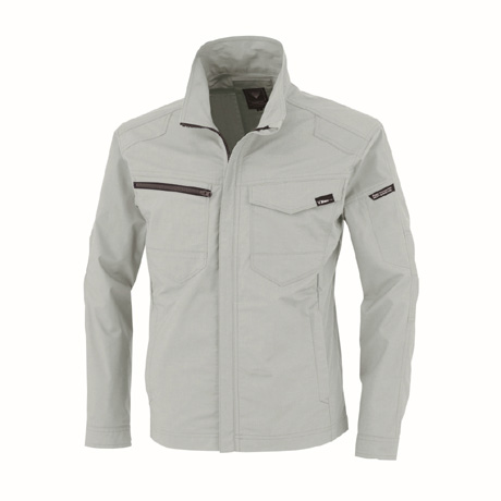 帯電防止長袖ブルゾン【1714-XEB】 61.モスグリーン