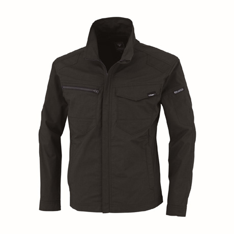 帯電防止長袖ブルゾン【1714-XEB】 90.クロ