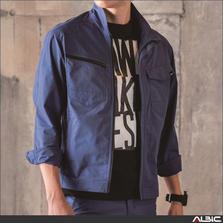 帯電防止長袖ブルゾン【1714-XEB】 商品写真