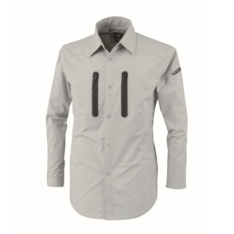 帯電防止長袖シャツ【1733-XEB】 61.モスグリーン