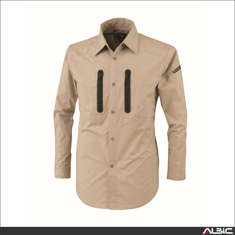 帯電防止長袖シャツ【1733-XEB】 商品写真