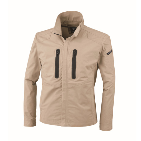 帯電防止長袖ブルゾン【1734-XEB】 39.サンドベージュ