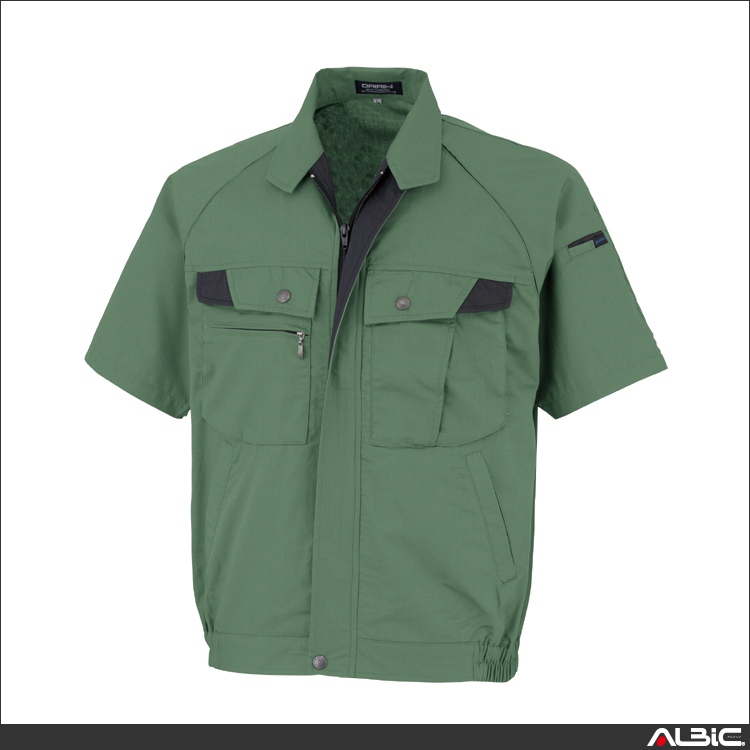 形態安定半袖ブルゾン【18001-OKH】 商品写真