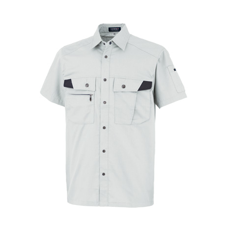 形態安定半袖シャツ【18003-OKH】 C4.シルバーグレー