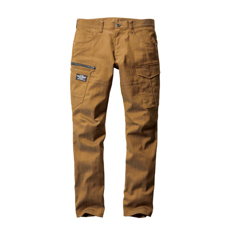 テーパードシルエットカーゴパンツ【1802-BAT】 62.アーバンブラウン