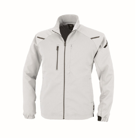 軽量カラー長袖ブルゾン【1814-XEB】 22.シルバーグレー