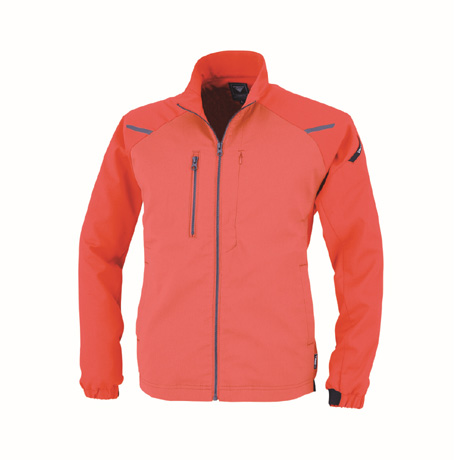 軽量カラー長袖ブルゾン【1814-XEB】 82.オレンジ