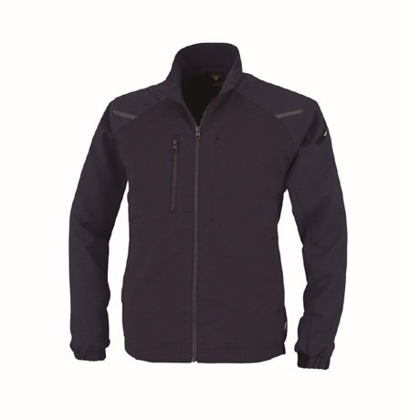 軽量カラー長袖ブルゾン【1814-XEB】 90.クロ