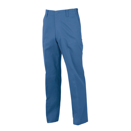 綿100％ノータック米式パンツ【1871-BBO】 53.ブルー