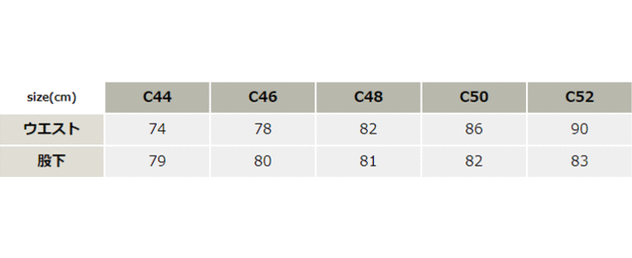 BLAKLADER　4WAYカーゴパンツ【1998-1644-BBO】 サイズ表