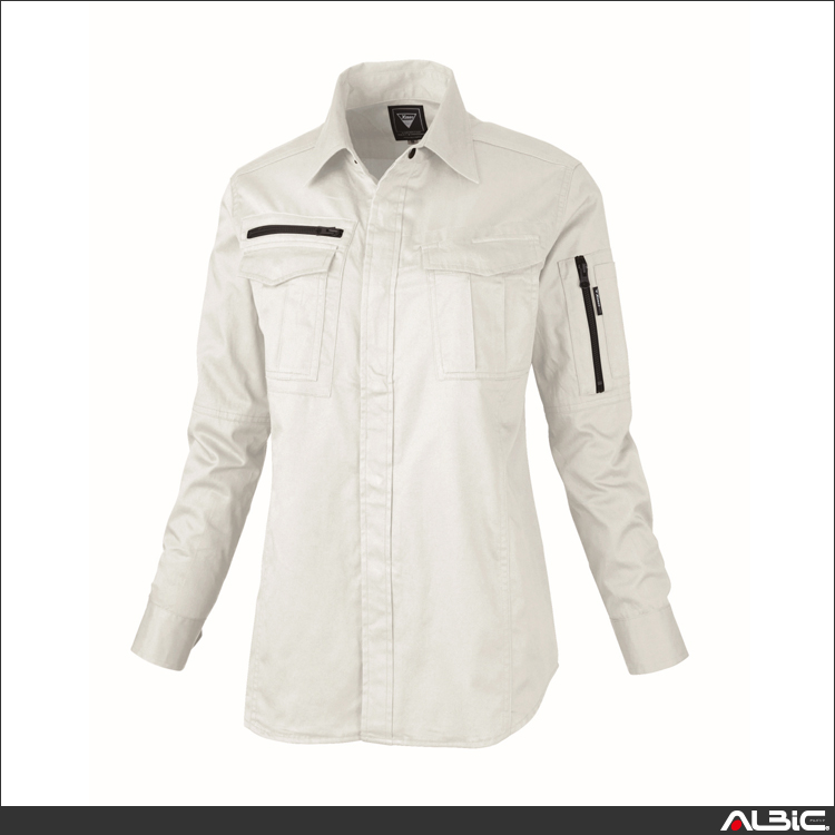 綿100％レディス長袖シャツ【2015-XEB】 商品写真