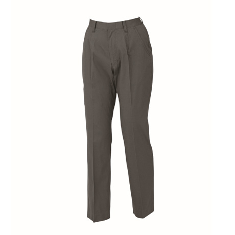 綿100％レディススラックス【2017-XEB】 25.チャコールグレー