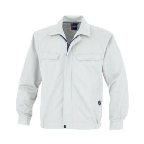 形態安定長袖ブルゾン【21002-OKH】 C3.シルバー