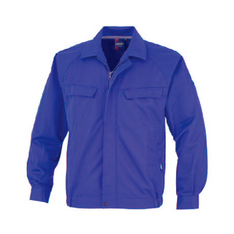 形態安定長袖ブルゾン【21002-OKH】 C4.ロイヤルブルー
