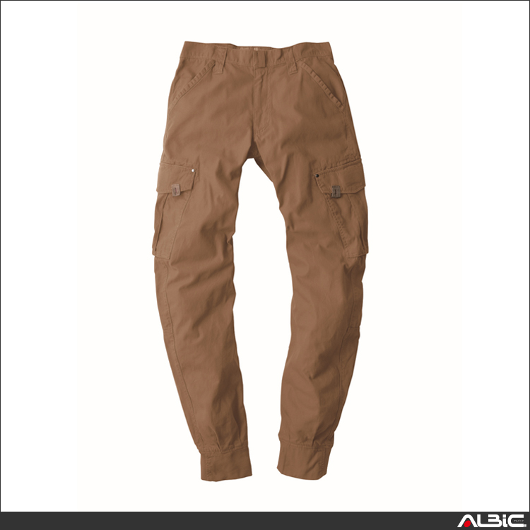 綿100%リブ付きカーゴパンツ【2159-XEB】 商品写真