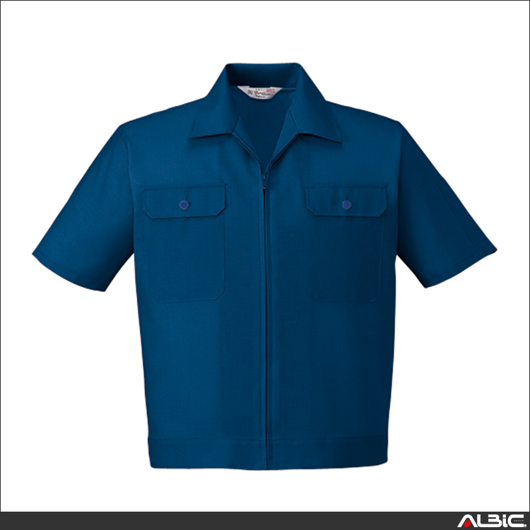 エコ製品制電清涼半袖ジップジャンパー【2160-JIC】 商品写真