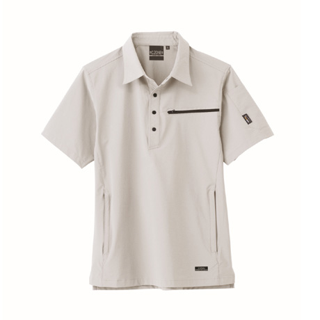 2WAYストレッチ半袖シャツ【2222-XEB】 22.シルバーグレー