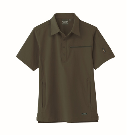 2WAYストレッチ半袖シャツ【2222-XEB】 62.アーミーグリーン