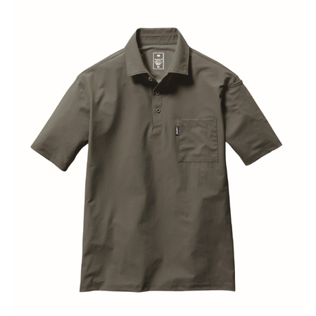 消臭加工半袖ポロシャツ【237-BAT】 68.ミルスグレー