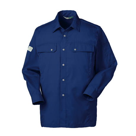 エコ長袖シャツ【25063-KRO】 11.ネイビー