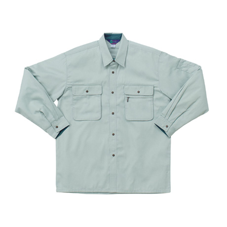 制電長袖シャツ【25069-KRO】 890.スモークグリーン