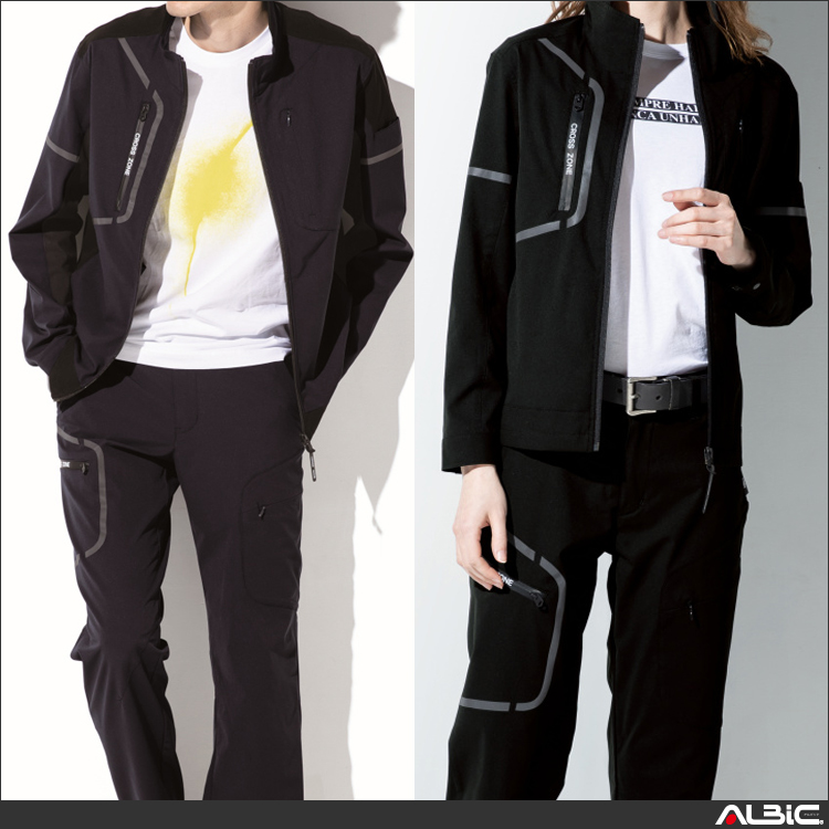 エコ2WAYストレッチ長袖ブルゾン【2534-XEB】 商品写真