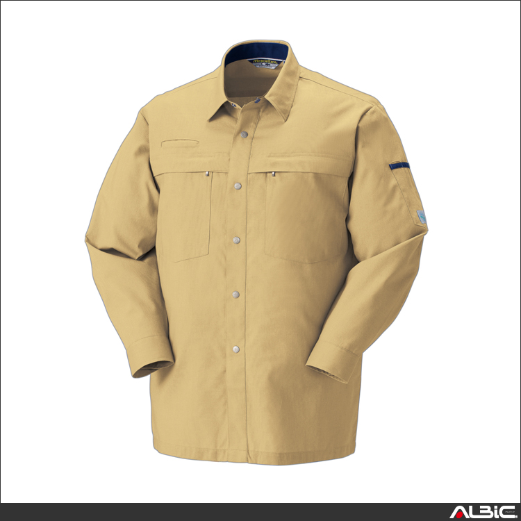 エコ素材長袖シャツ【25370-KRO】 商品写真