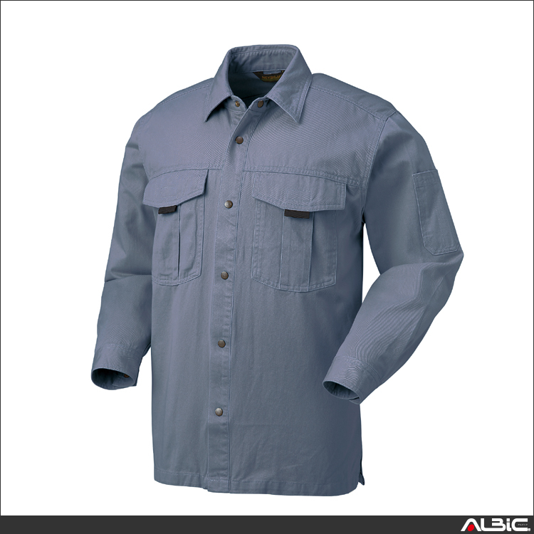 長袖シャツ（脇スリット）【25380-KRO】 商品写真