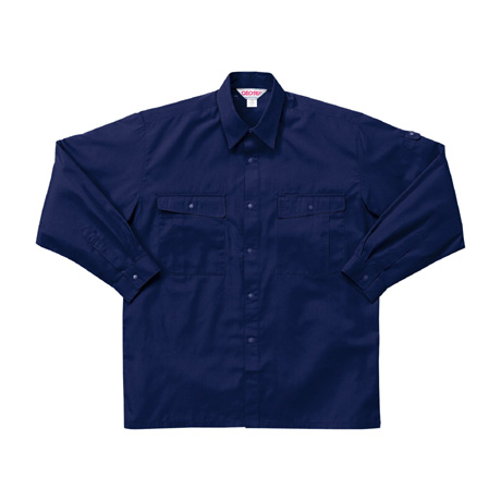制電長袖シャツ【2540-KRO】 11.ネイビー