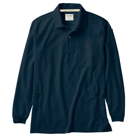 長袖ポロシャツ ネイビー 【25476-KRO】 
